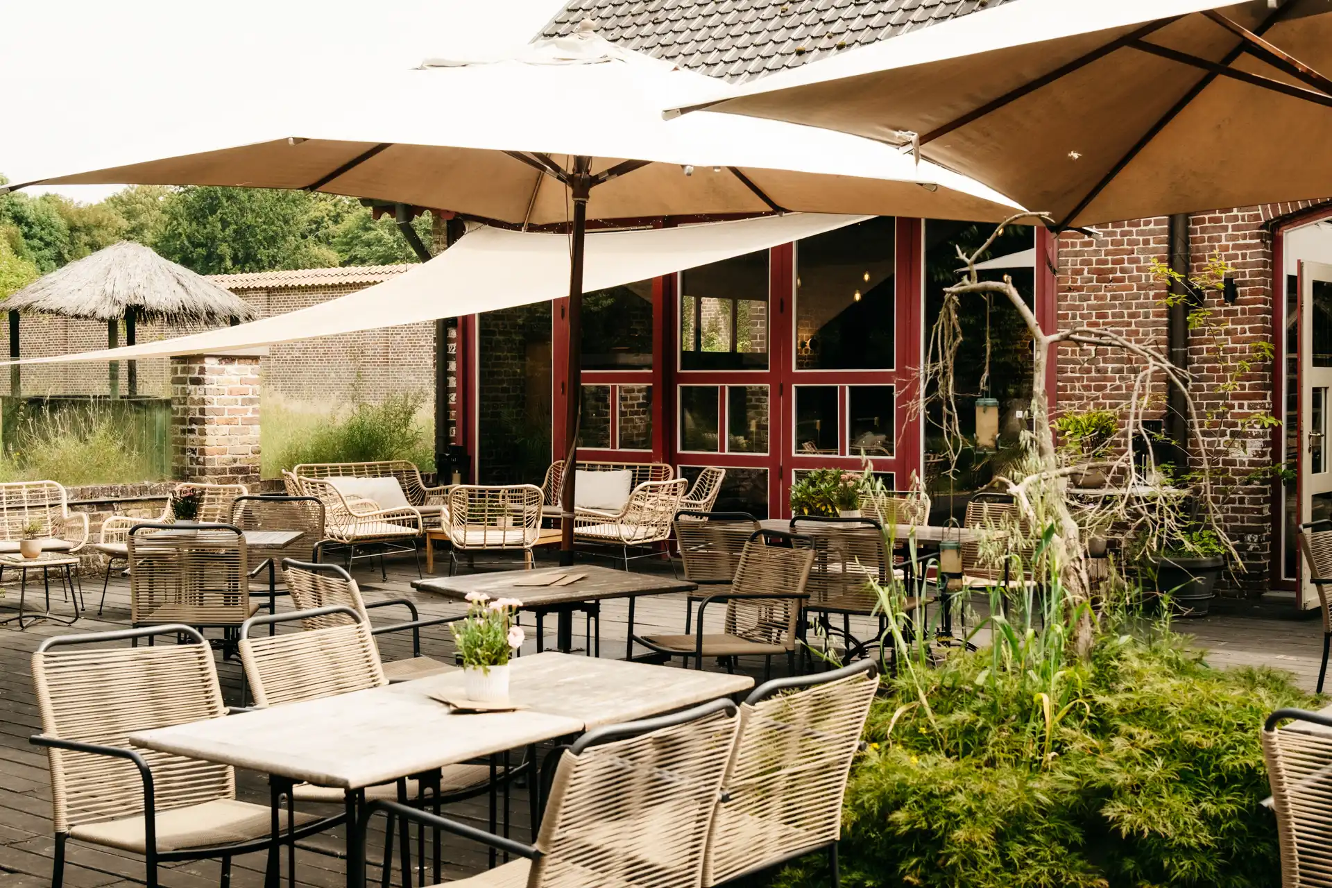 Het Koetshuis, Grand café, Chateau d'Ooidonk en Belgique